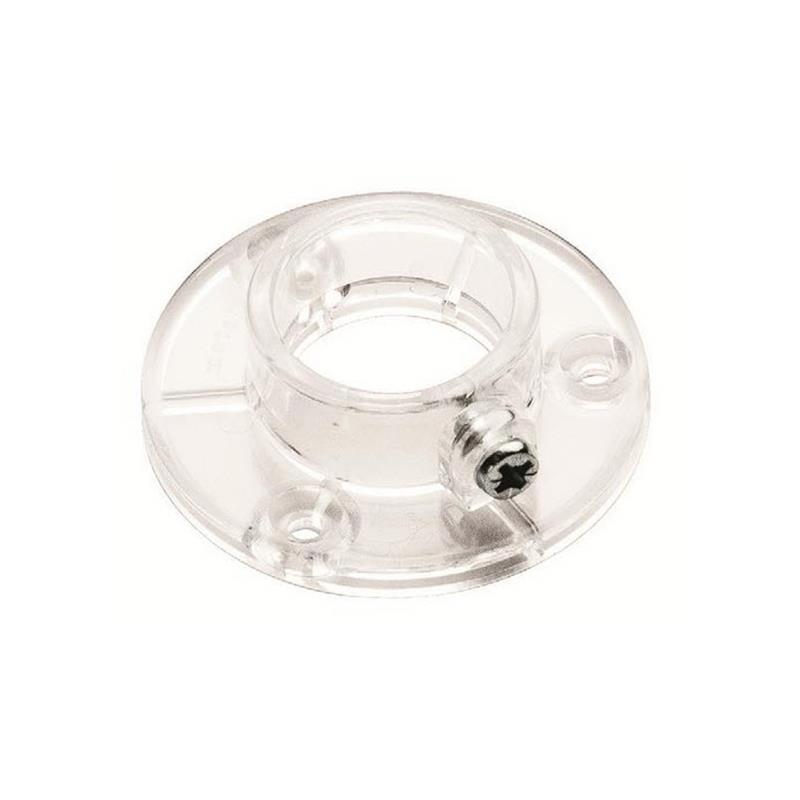 Transparent Round Recessed Flange