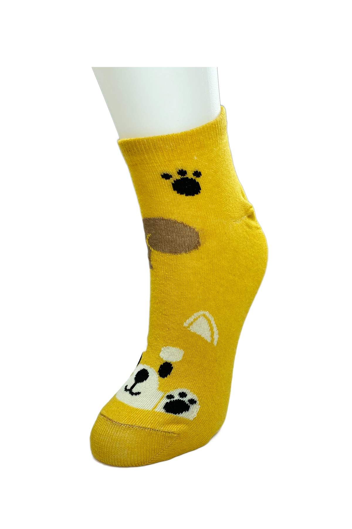 3 Pairs Cute Animal Printed Cotton Women Ankle Socks