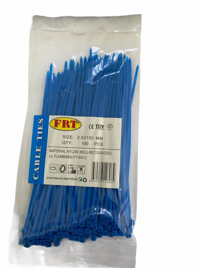 FRT Blue 2.5x150 Cable Tie