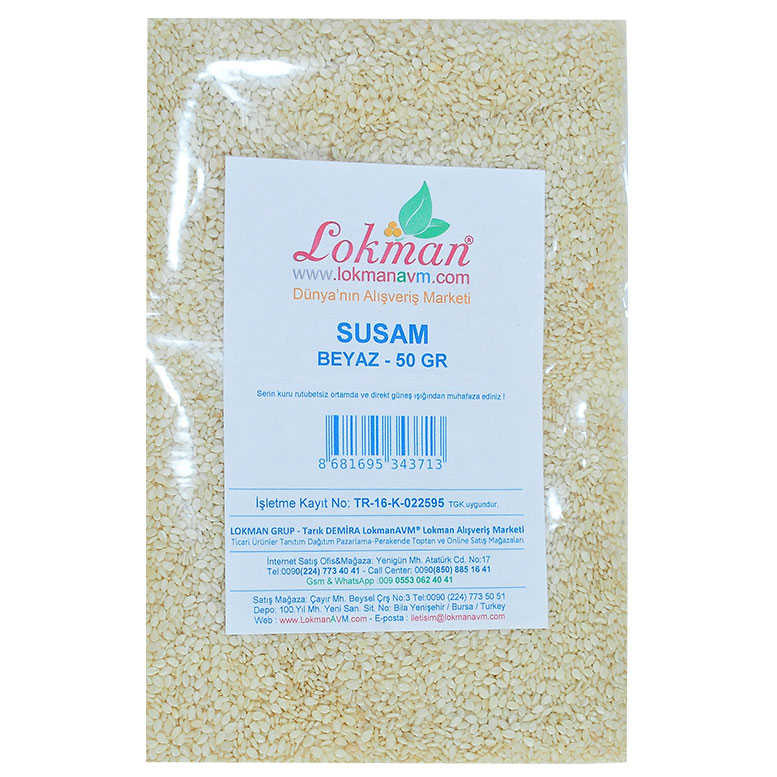 Sesame White 50 Gr Package