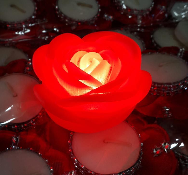 Led Lighted Rose Romantic Rose