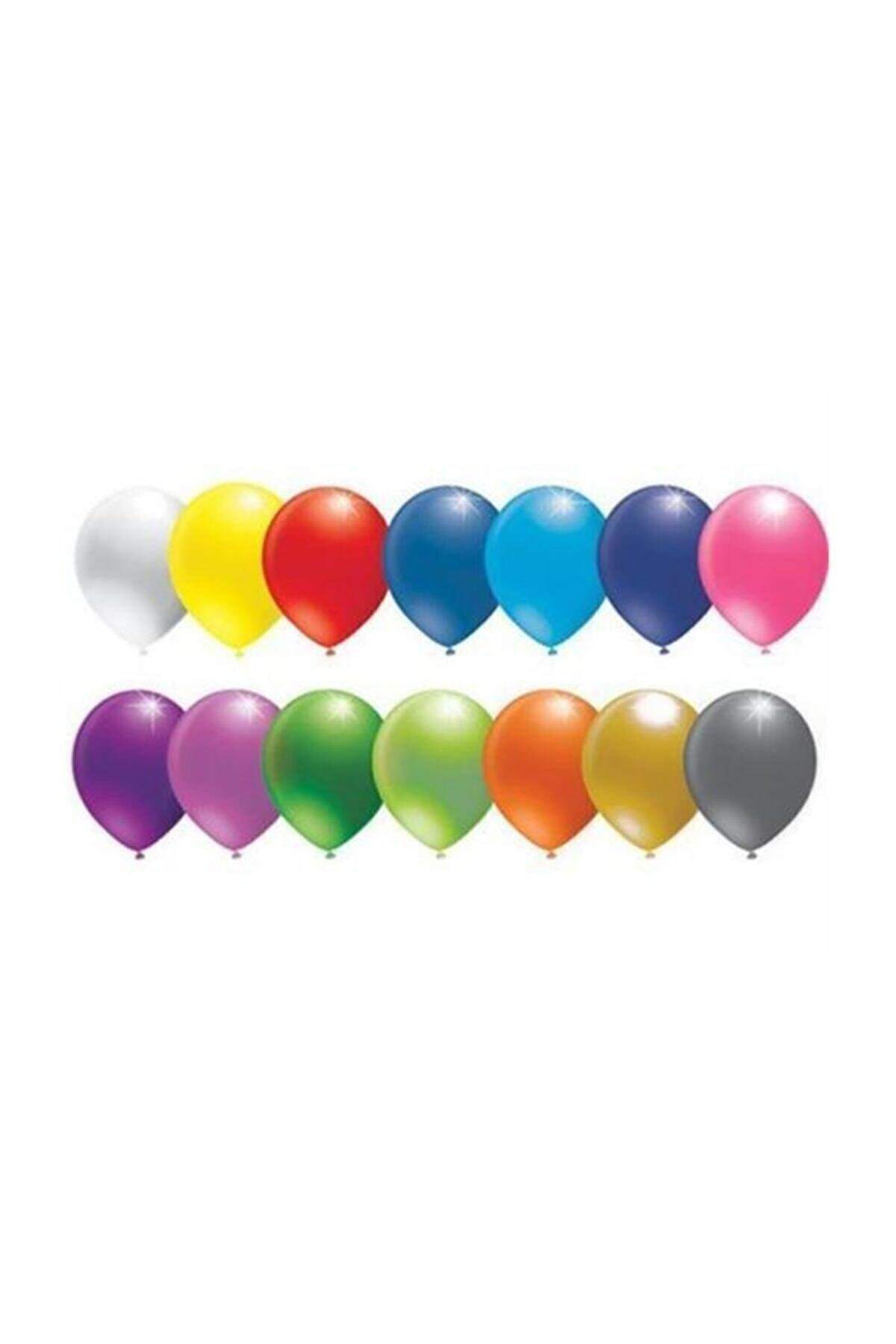 Mixed Color Metallic Decorations and Party Balloons 12 Inch 40 Pieces