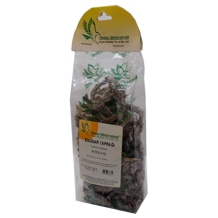 Natural Artichoke Leaves 50 Gr Package