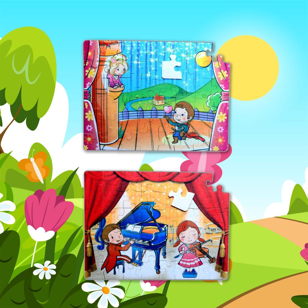 Scene 5+ Felt Jigsaw Puzzle - 5 Years Puzzle