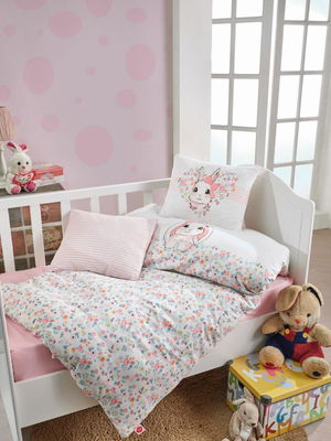 Baby Duvet Cover Bunny Pink