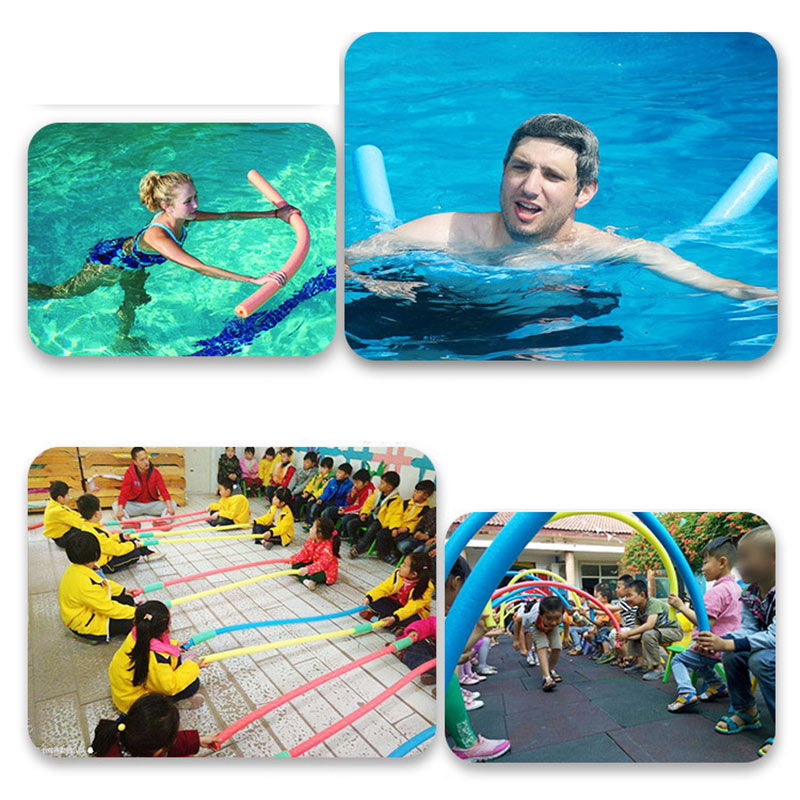 3 Pcs Colorful Sea-Pool Pasta Sausage Unsinkable Swimming Foam