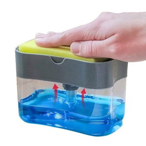 Sponge Reservoir Liquid Soap Dispenser with Pump Mechanism