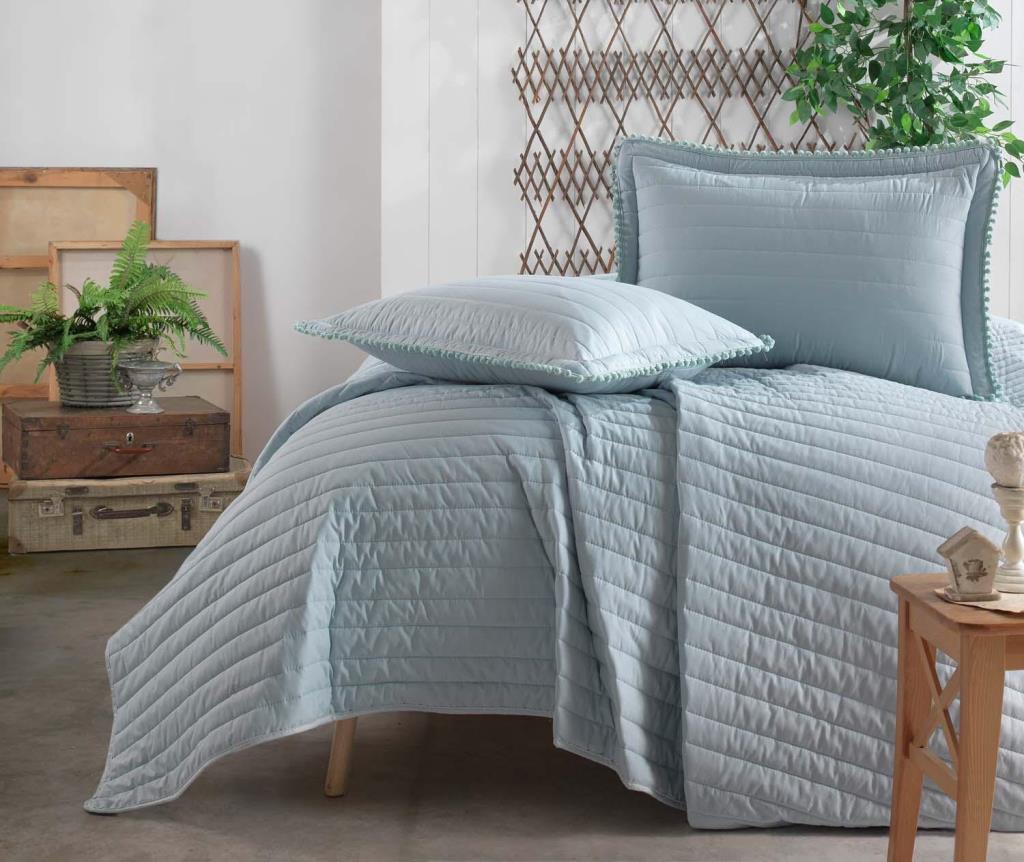 Single Bedspread Pedra v4 Turquoise