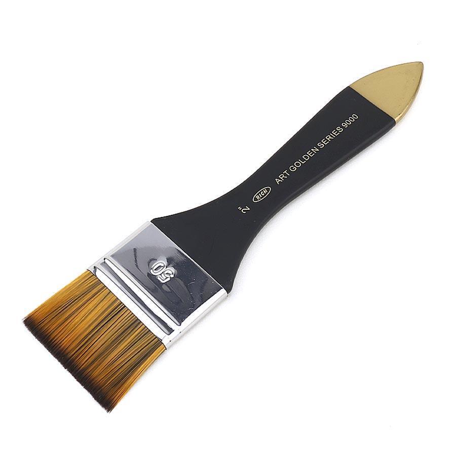 Rich Art Golden Floor Brush No 2 9000 Series Yellow Tip 5 cm