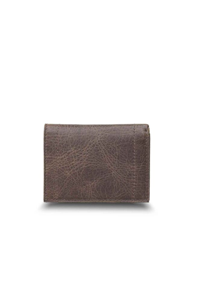 Minimal Antique Brown Leather Men's Wallet