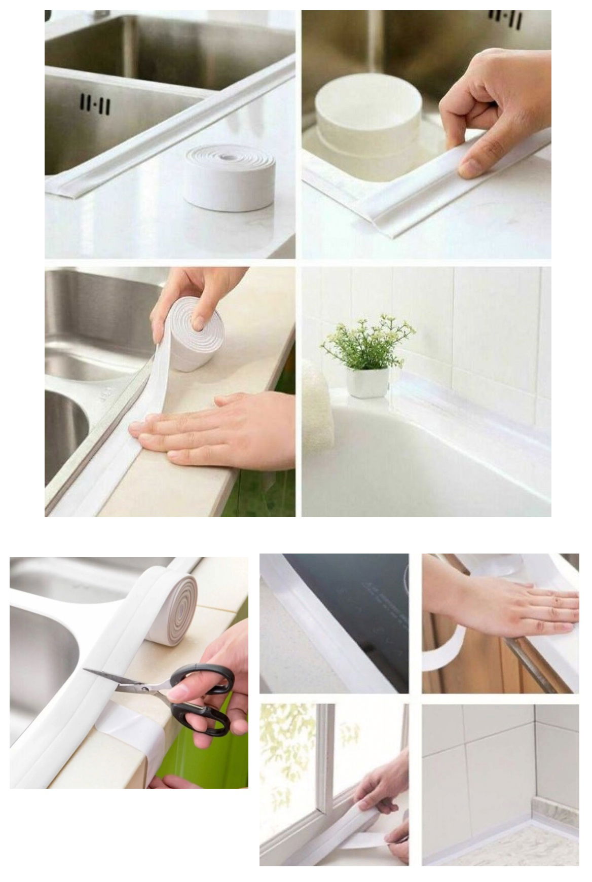 Waterproof Tape Sink Bathtub Edge Banding 4 CM