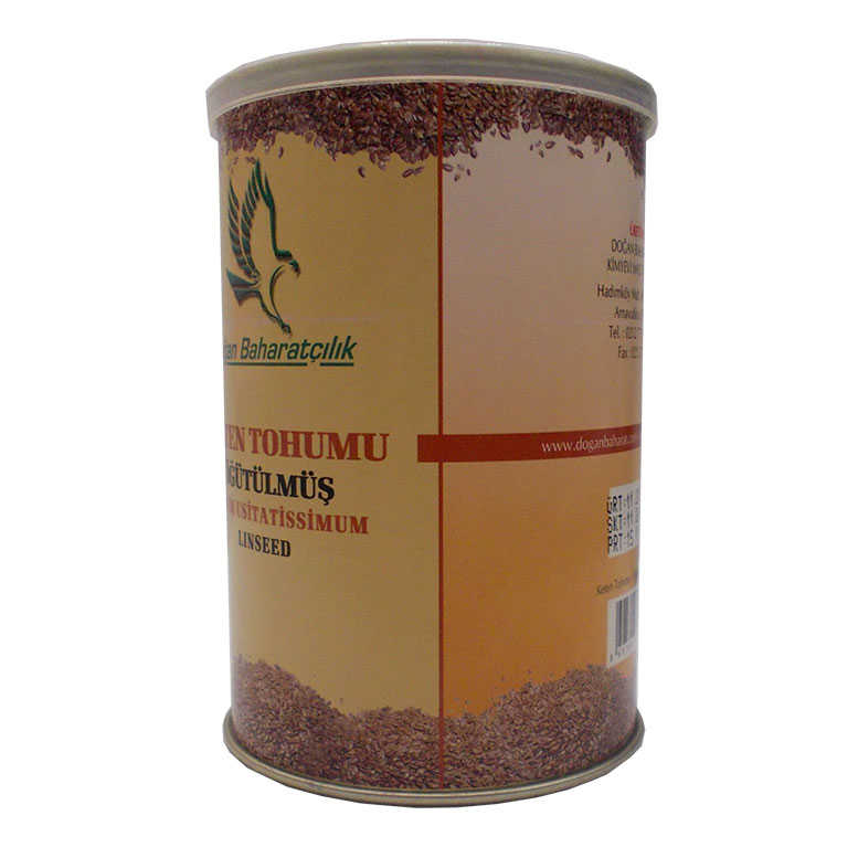 Flaxseed Ground Natural 150 Gr Tin Box