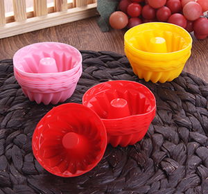 Muffin Cake Mold Silicone 6 Pieces