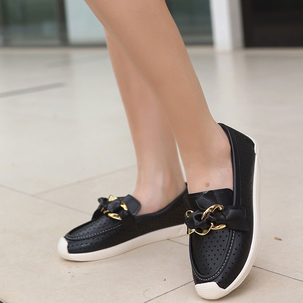 Black Skin Babette Shoes