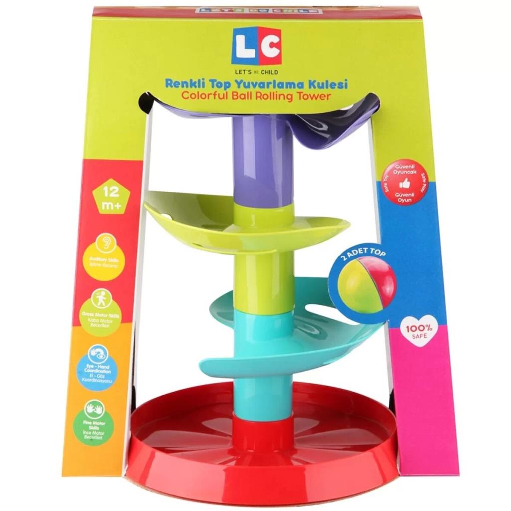 Colorful Ball Rolling Tower