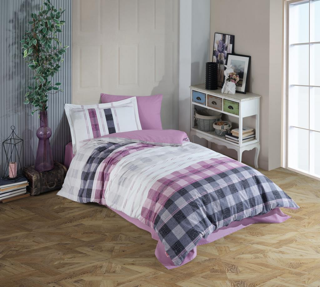 Single Poplin Duvet Cover Seulita Pink