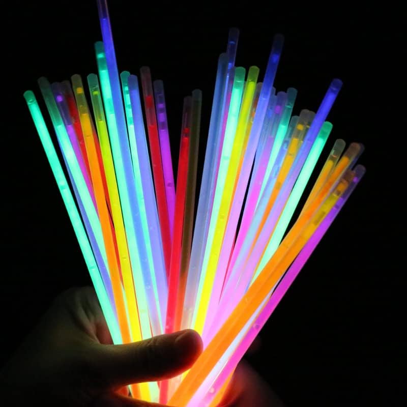 Glow In The Dark Phosphorescent Glow Stick Bracelet 50 Pcs