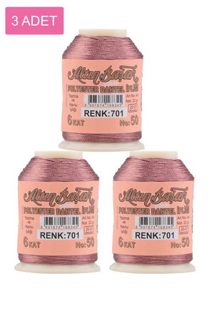 3 Pieces Altinbasak Oya and Lace Floss 20 gr - Turk - No: 701