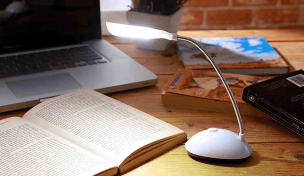 Table Lamp Fashion Spiral Led Book Reading Light Battery Powered Model Led Lamp