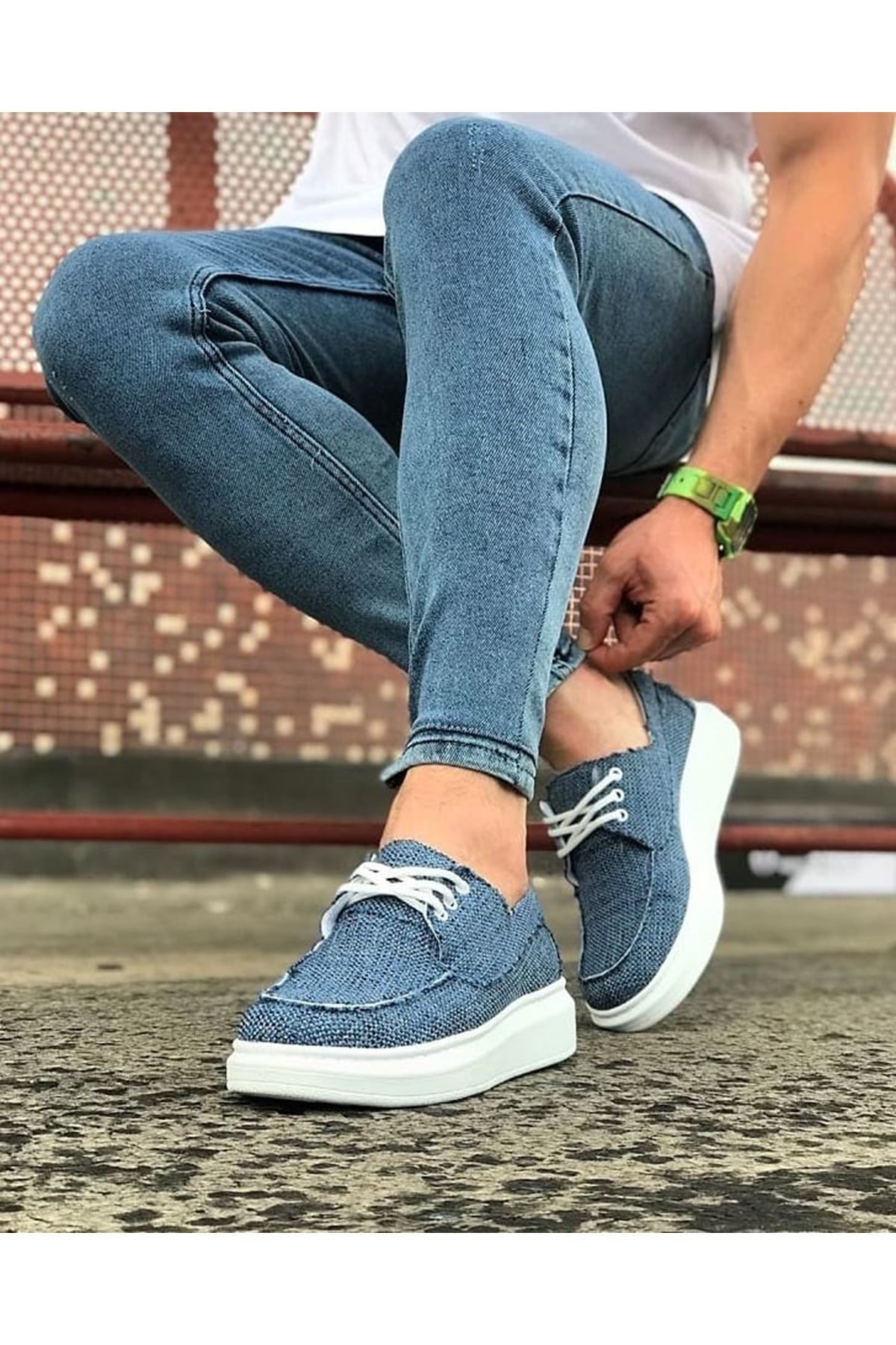 Denim Men's Casual Shoes