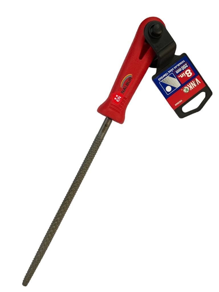 Vinko 03062 Half Round Rasp with Handle 8 Inch