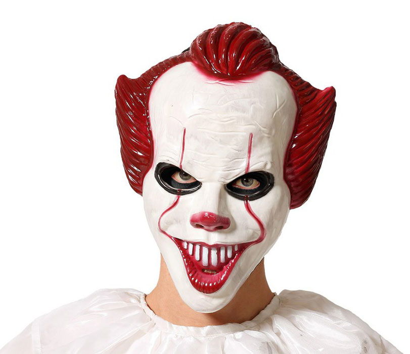 Plastic Joker Mask Killer Clown Mask