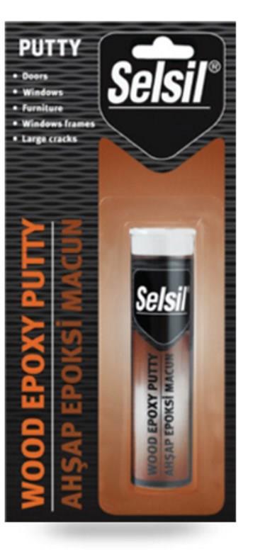 Selsil Epoxy 2 Component Putty Wood Adhesive 57 gr