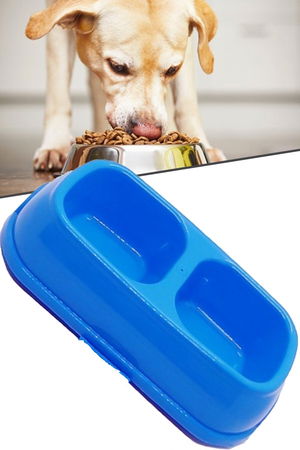 Cat - Dog Food and Water Container 2 Compartments Large Size