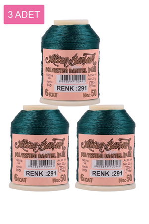 3 Pieces Altinbasak Oya and Lace Floss 20 gr - Turk - No: 291