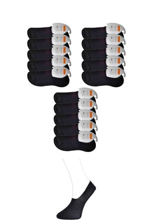 Black Men's Babet Socks 15 pairs