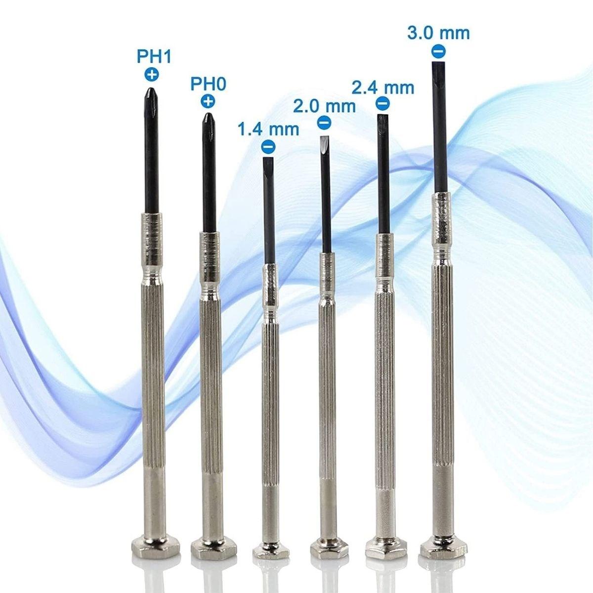 6 Piece Mini Watchmaker and Phone Repair Screwdriver Set Precision Screwdriver Set