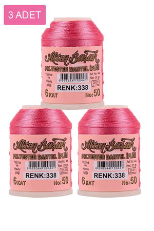 3 Pieces Altinbasak Oya and Lace Floss 20 gr - Turk - No: 338