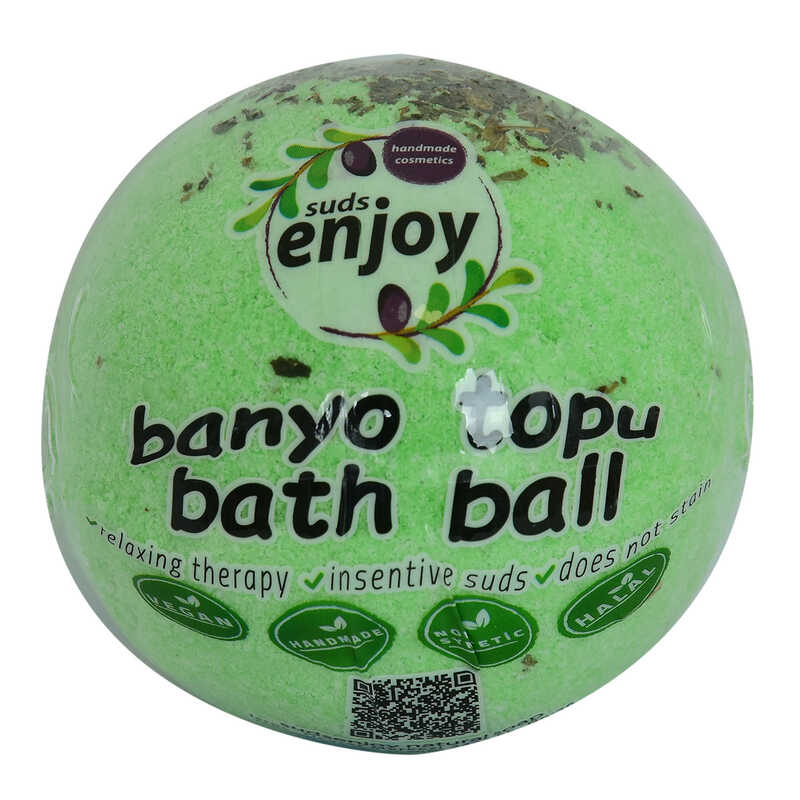 Eucalyptus Handmade Bath Tub Ball Soap Green 90-120 Gr