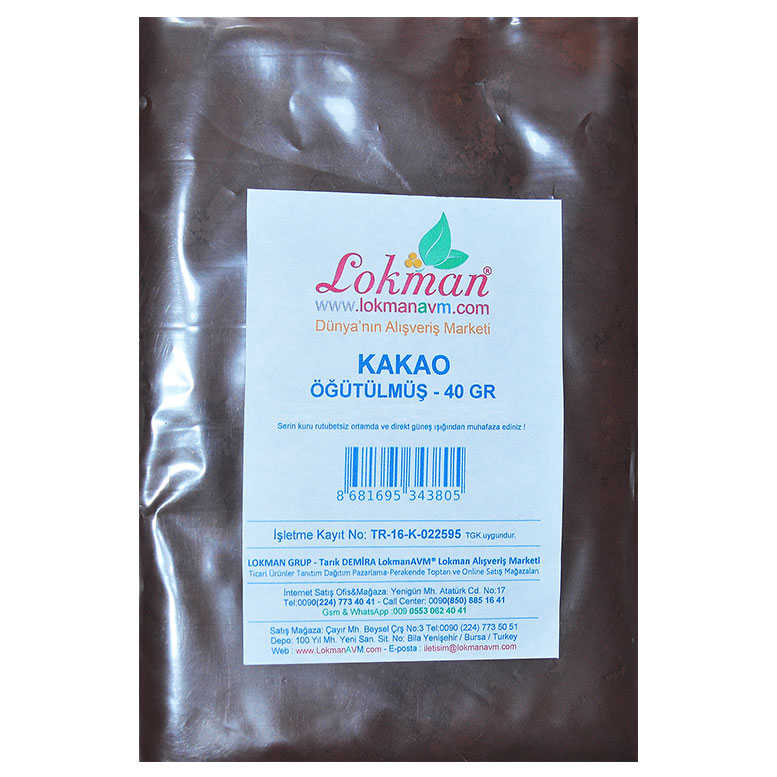 1st Grade Ground Cocoa Powder 40 Gr Package