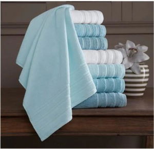 70X140 Towel Set of 4 Blue