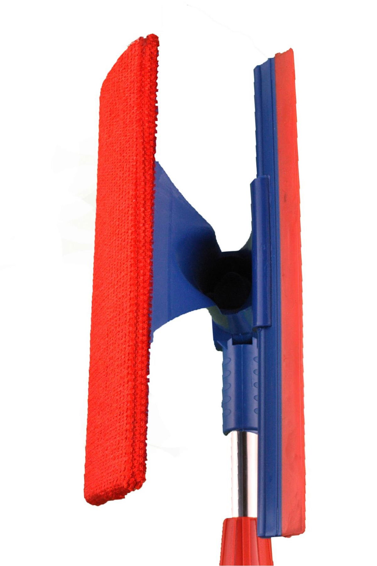 Telescopic Window Wiper with Squeegee with Movable Head