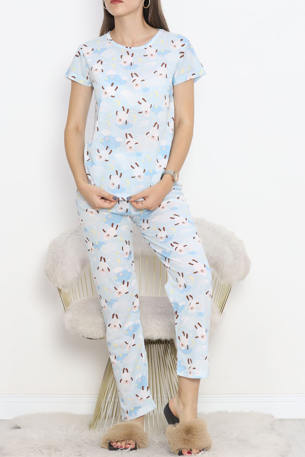 Patterned Pajama Set Bebemavi