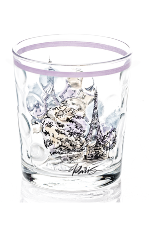 Soft Drink Glass Paris Patterned 1 Piece Turk-SGM08603