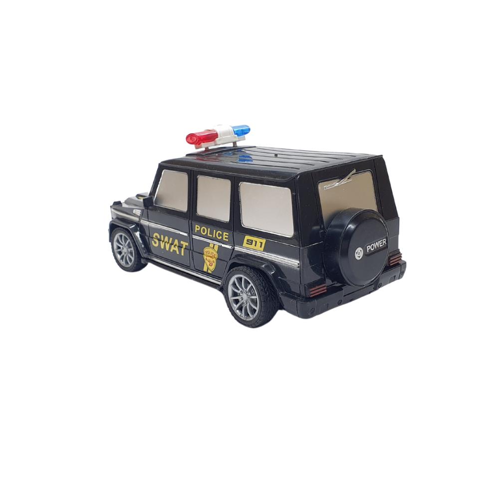 Remote Control Mercedes Police Jeep 1:20 Scale 18 Cm Black - 13578-887