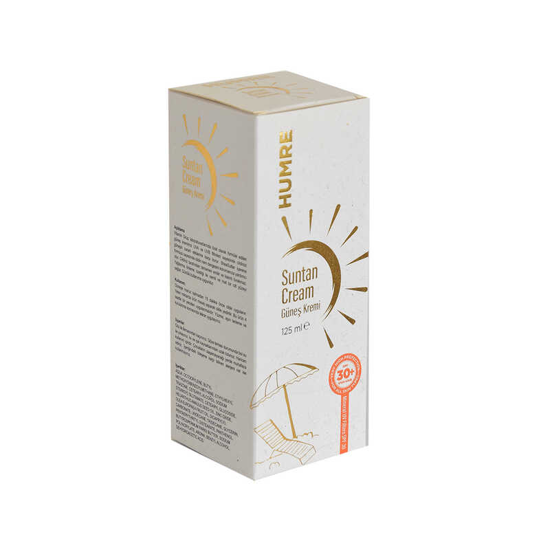 Sunscreen SPF 30+ UVA+UVB Suntan Cream 125 ML