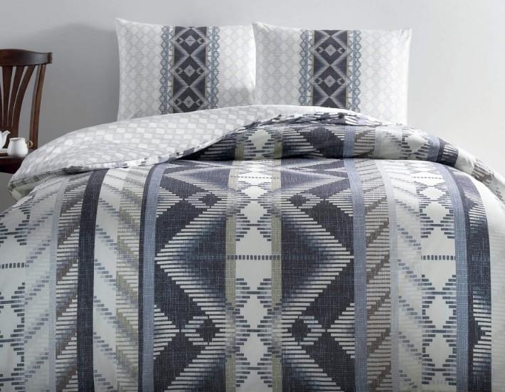 Double Ranforce Duvet Cover Ferlin Navy Blue