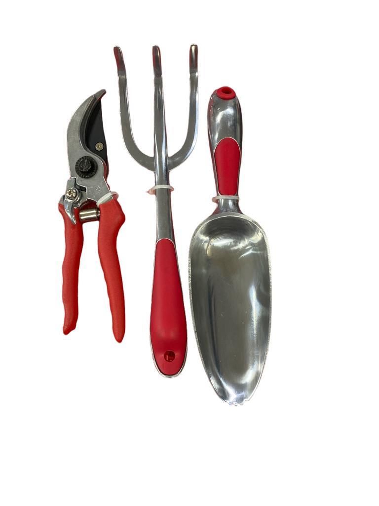 Max Garden 820298 Pruning Shears Hoe and Shovel Set