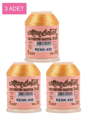 3 Pieces Altinbasak Oya and Lace Floss 20 gr - Turk - No: 450