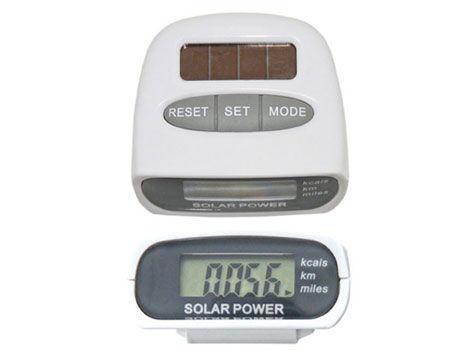 Solar Pedometer and Calorie Counter Pedometer