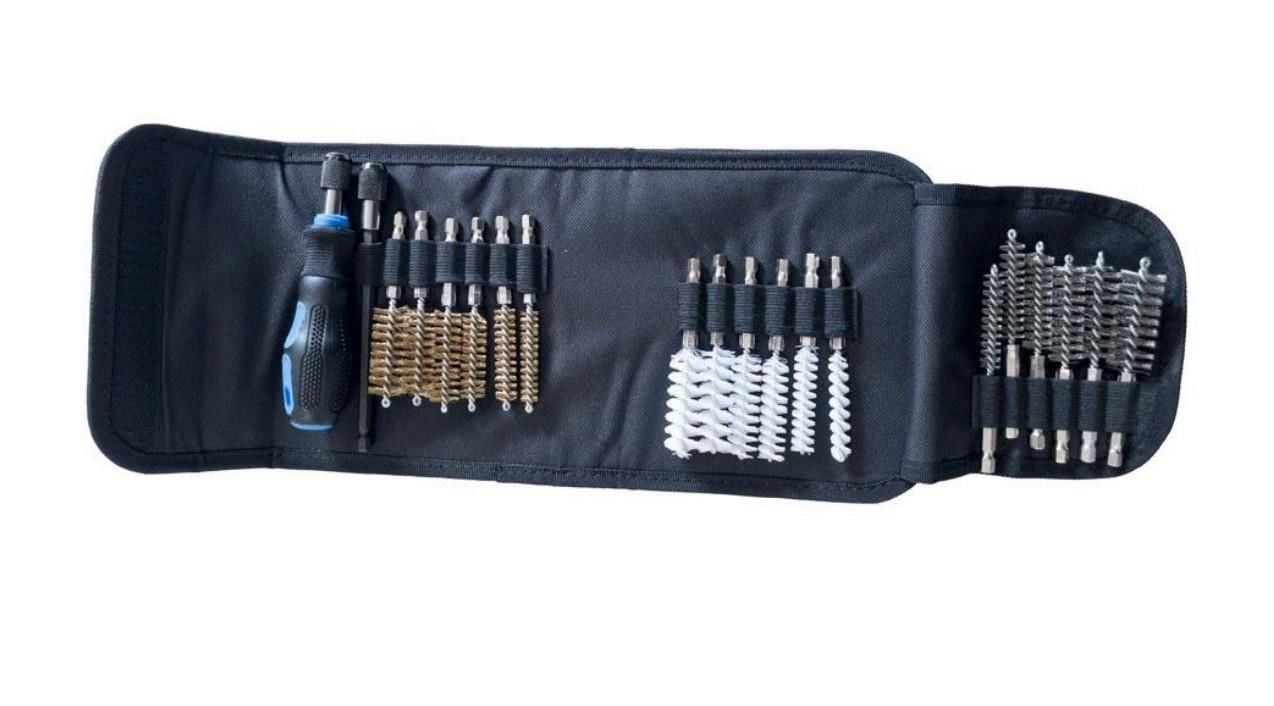 Partner 03135 Wire Brush Set 20 Pieces 1/4 Bits