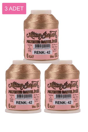 3 Pieces Altinbasak Oya and Lace Floss 20 gr - Turk - No: 042