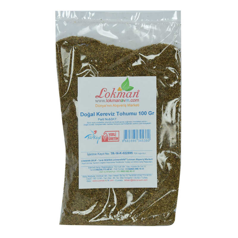 Natural Celery Seeds 100 Gr Package