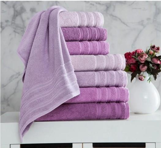 70X140 Towel Set of 4 Lilac