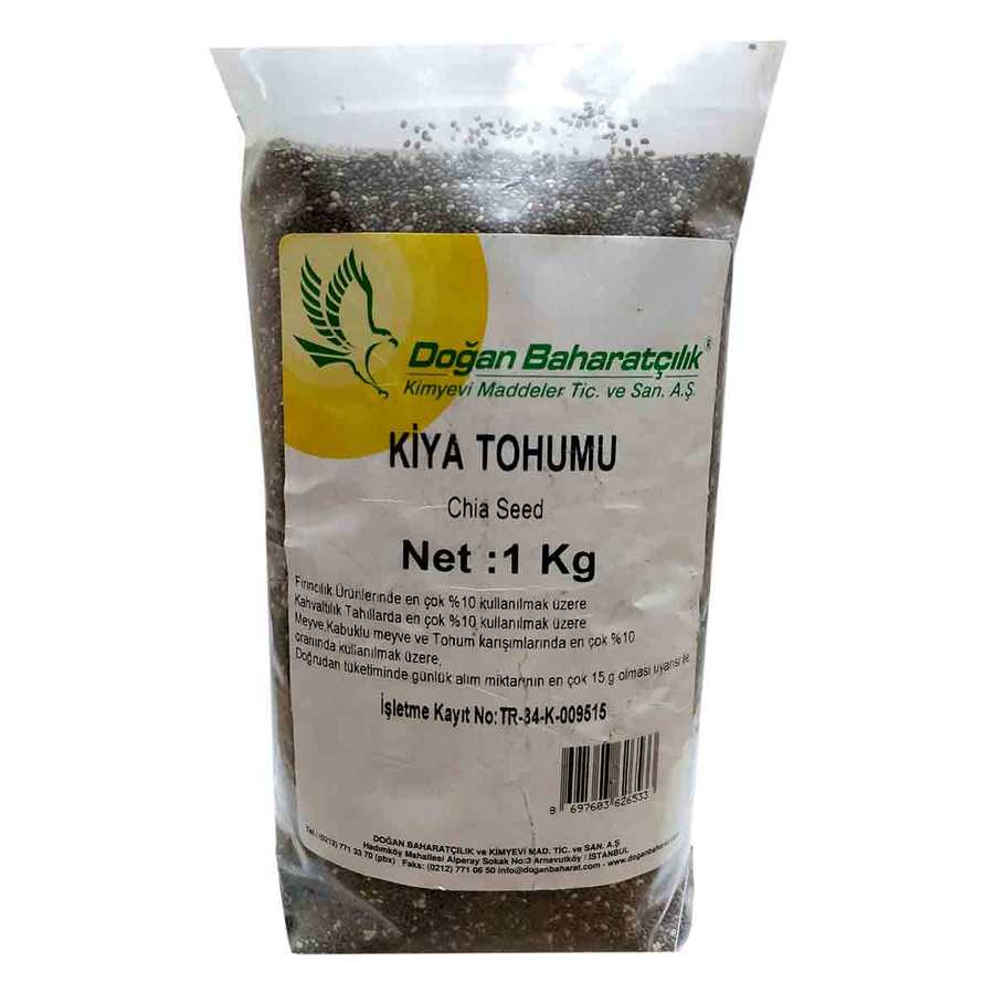 Natural Chia Seeds 1000 Gr Package