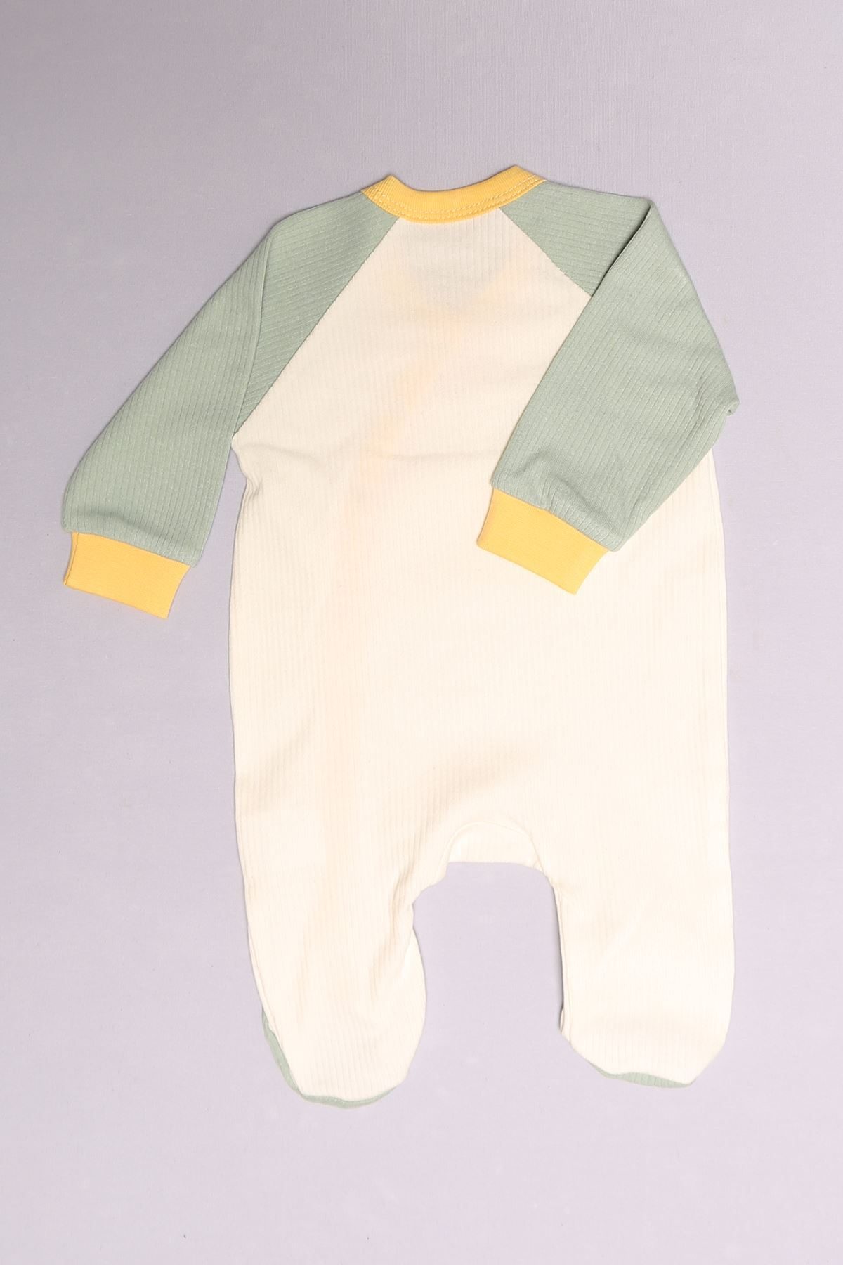 1-6 Month Baby Jumpsuit Beyazmint